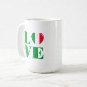 I Liebe Italien Kaffeetasse (Vorderseite Links)