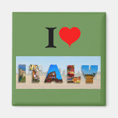 I Liebe Italien Magnet (Vorne)