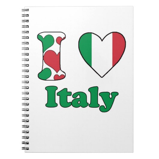 I Liebe Italien Notizblock (Vorderseite)