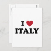 I Liebe Italien Postkarte (Vorne/Hinten)