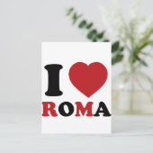 I Liebe Italien Postkarte (Stehend Vorderseite)