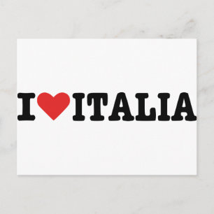 I Liebe Italien Postkarte