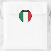 I Liebe Italien Runder Aufkleber (Tasche)