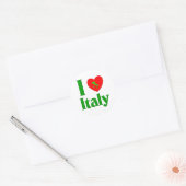 I Liebe Italien Runder Aufkleber (Umschlag)