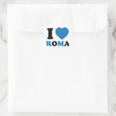 I Liebe Italien Runder Aufkleber (Tasche)