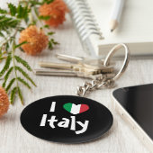 I Liebe Italien Schlüsselanhänger (Seite)