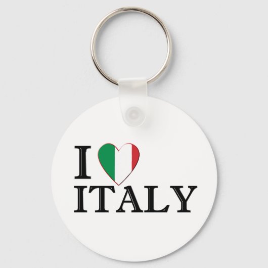 I Liebe Italien Schlüsselanhänger (Vorderseite)