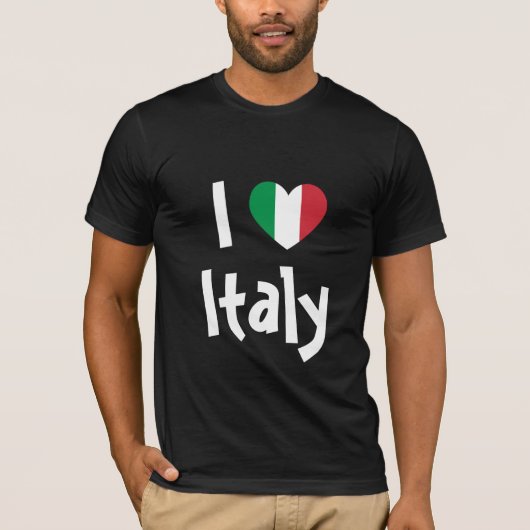 I Liebe Italien Shirt (Vorderseite)