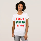 I Liebe Italien T-Shirt (Vorne ganz)