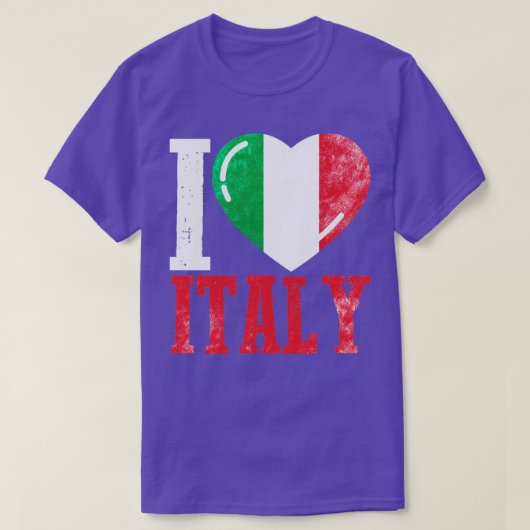 I Liebe Italien T-Shirt (Design vorne)