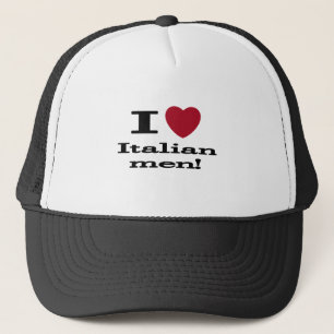 I Liebe-Italiener-Männer Truckerkappe