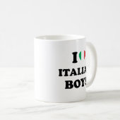 I Liebe Italienische Jungen Kaffeetasse (VorderseiteRechts)