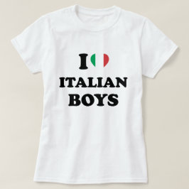 I Liebe Italienische Jungen T-Shirt