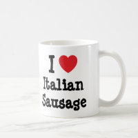 I Liebe Italienischer Wurst T - Shirt