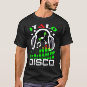 I Liebe Italo Disco Black T-Shirt