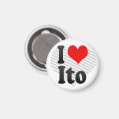 I Liebe Ito, Japan Magnet (Vorderseite/Rückseite)