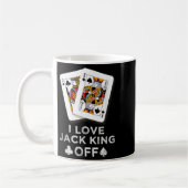 I Liebe Jack King Off Funny Player Poker Kaffeetasse (Links)