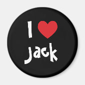 I LIEBE JACK MAGNET (Vorne)