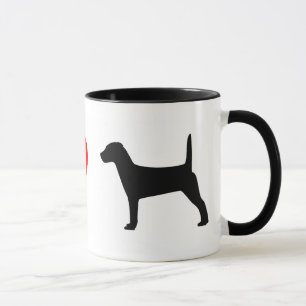 I Liebe-Jack-Russell-Terrier-Tasse Tasse