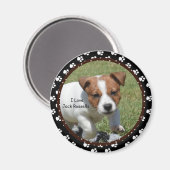 I Liebe Jack Russells Magnet (Vorderseite/Rückseite)