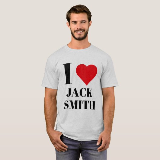 I LIEBE JACK SMITH T-Shirt (Vorne ganz)