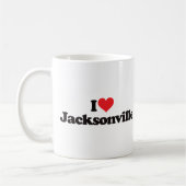 I Liebe Jacksonville Kaffeetasse (Links)