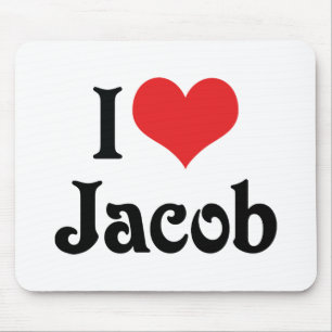 I Liebe Jacob Mousepad