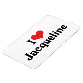 I Liebe Jacqueline Magnet (Linke Seite)