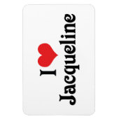 I Liebe Jacqueline Magnet (Vertikal)