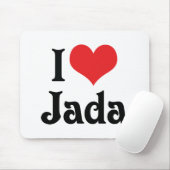 I Liebe Jada Mousepad (Mit Mouse)