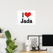 I Liebe Jada Poster (Heimbüro)