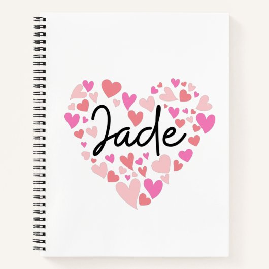 I Liebe Jade Notizblock (Vorderseite)