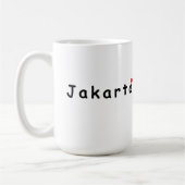 I Liebe Jakarta Kaffeetasse (Links)
