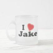 I Liebe Jake Mattglastasse (Links)