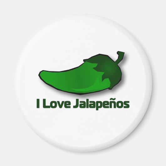 I Liebe Jalapenos Magnet (Vorne)