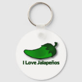 I Liebe Jalapenos Schlüsselanhänger (Vorderseite)