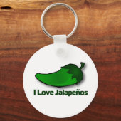 I Liebe Jalapenos Schlüsselanhänger (Vorderseite)
