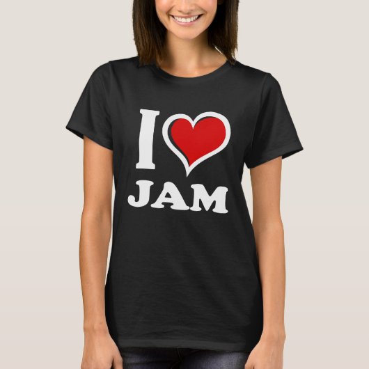 I Liebe Jam I Heart T-Shirt (Vorderseite)