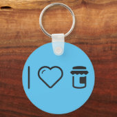 I Liebe Jam Schlüsselanhänger (Vorderseite)