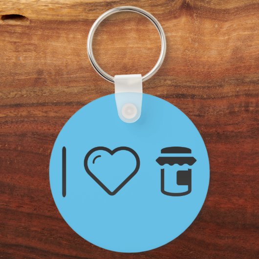 I Liebe Jam Schlüsselanhänger (Vorderseite)