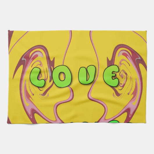 I Liebe Jamaica.png Handtuch (Horizontal)