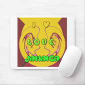 I Liebe Jamaica.png Mousepad (Mit Mouse)