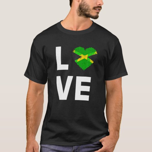 I Liebe Jamaica Shirt I Heart Jamaica Jamaica Lieb (Vorderseite)