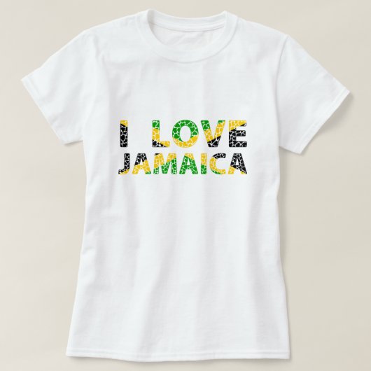 I LIEBE JAMAICA T-Shirt (Design vorne)