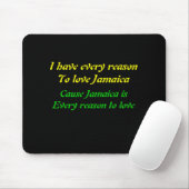 I Liebe Jamaika Mousepad (Mit Mouse)