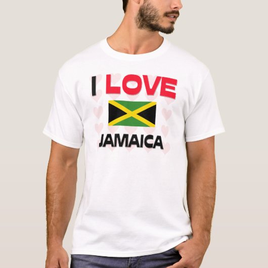I Liebe Jamaika T-Shirt (Vorderseite)