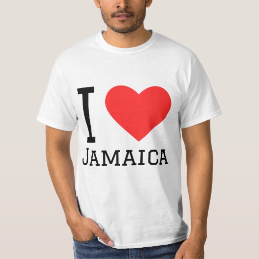 I Liebe Jamaika T-Shirt (Vorderseite)