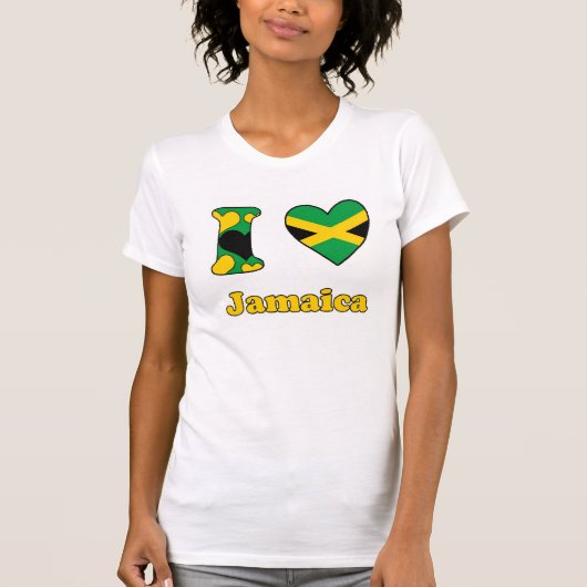 I Liebe Jamaika T-Shirt (Vorderseite)