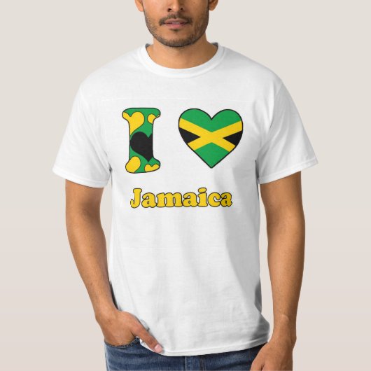 I Liebe Jamaika T-Shirt (Vorderseite)