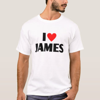 I Liebe James - I Heart James T-Shirt